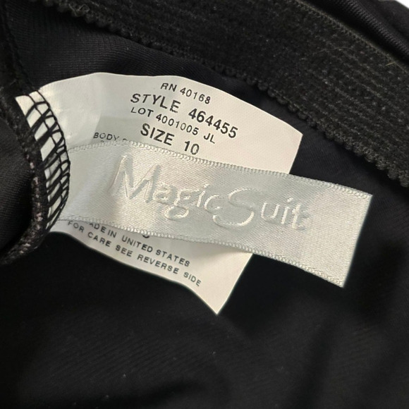 Magicsuit One Piece Lisa Gray Size 10 swimsuit grey black 464455 - Picture 4 of 4